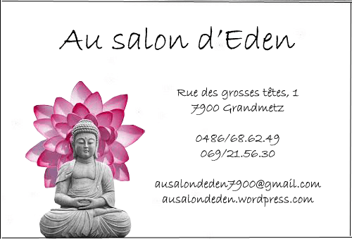 au salon d'Eden carte de visite